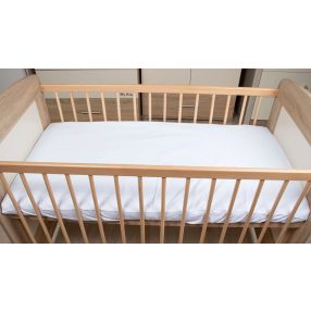 ABR pamut gumis lepedő - Fehér (60x120-70x140 cm)