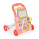 Moni Toys Music Walker interaktív, elefántos, műanyag járássegítő - Rózsaszín