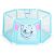 Moni Toys Labdamedence 50db színes labdával 146x65,5cm - Kék - Elefánt