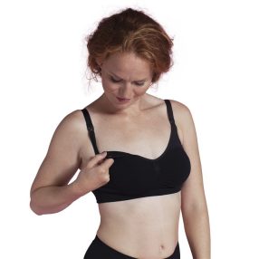   Carriwell Seamless szoptatós melltartó (XL méret) - Fekete