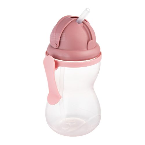 Canpol Babies Sport itatópohár szívószállal 370ml (12h+) - Rózsaszín