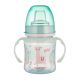 Canpol Babies Cseppmentes Szilikon tanulópohár világító fogantyúval 120ml (6h+) Exotic Animals - Zöld
