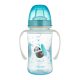 Canpol Babies Cseppmentes Szilikon tanulópohár világító fogantyúval 240ml (6h+) Exotic Animals - Kék