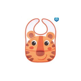 Canpol Babies Hello Little zsebes puha előke - Tigris