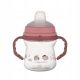 Canpol Babies Bonjour Paris Itatópohár szilikonos ivócsőrrel  150 ml (6h+) - Bordó