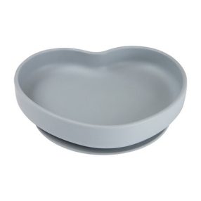   Canpol Babies Szilikonos tányér tapadókoronggal HEART - Kék