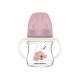 Canpol Babies EasyStart anti-kólikás cumisüveg világító fogantyúval 120ml (0h+) - Sleepy Koala - Rózsaszín