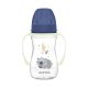 Canpol Babies EasyStart anti-kólikás cumisüveg világító fogantyúval 240ml (3h+) - Sleepy Koala - Kék