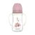 Canpol Babies EasyStart anti-kólikás cumisüveg világító fogantyúval 240ml (3h+) - Sleepy Koala - Rózsaszín