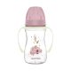 Canpol Babies EasyStart anti-kólikás cumisüveg világító fogantyúval 240ml (3h+) - Sleepy Koala - Rózsaszín