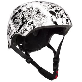  Marvel sport bukósisak (54-58 cm) - Bosszúállók - Fekete-fehér