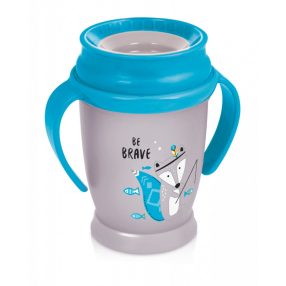   Lovi Buddy 360° itatópohár Drink Master 250ml Be Brave (9hó+)