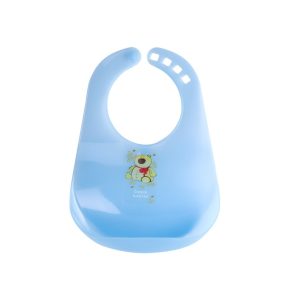 Canpol Babies Műanyag előke merev zsebbel - Kék