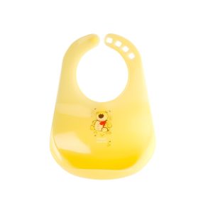 Canpol Babies Műanyag előke merev zsebbel - Sárga