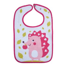 Canpol Babies Boldog kertecske pamut előke - Süni