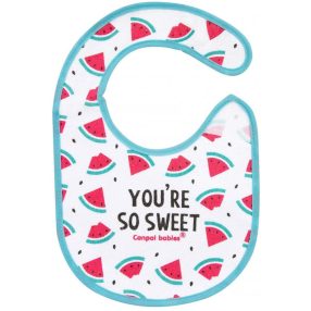 Canpol Babies So Cool tépőzáras pamut előke - Dinnyék