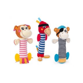   Canpol Babies Sípoló plüss játék rágókával (1db) - Maki