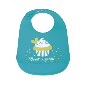 Canpol Babies szilikon zsebes előke - Kék