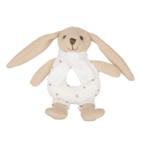 Canpol Babies Plüss játék csörgővel - Bézs nyuszi