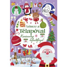 Napraforgó Színezz a Télapóval - kifestőfüzet