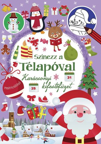 Napraforgó Színezz a Télapóval - kifestőfüzet