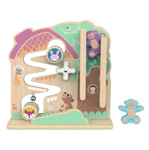 Tooky Toy 2in1 Golyópálya TK397N fa játék
