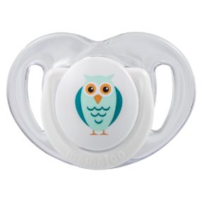   Mamajoo Ortodontikus cumi tárolódobozzal  12h+  - Fehér bagoly