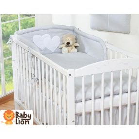   BabyLion Prémium 3 részes ágyneműhuzat szett - HH - Szürke