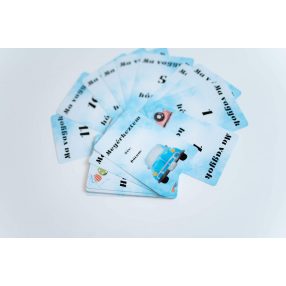 Autós baba mérföldkő kártyacsomag