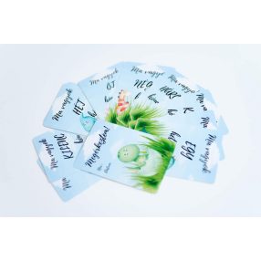 Dínós baba mérföldkő kártyacsomag