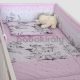 3 részes ágynemű szett - koala - rózsaszín