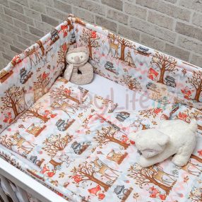 Ágynemű 3 részes - Erdő állatai