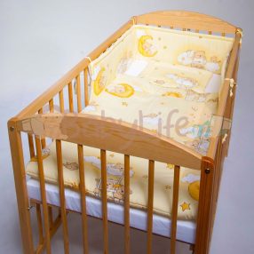 Ágynemű 3 részes - Létrás maci - sárga