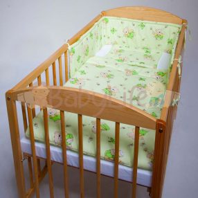 Ágynemű 3 részes - Maci - zöld