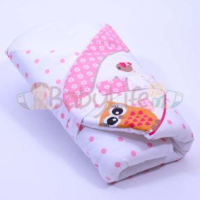 Kókuszpólya - bagoly - rózsaszín