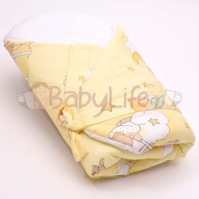 Kókuszpólya - létrás maci - sárga