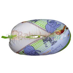Szoptatós párna (kifli) Szafari - zöld