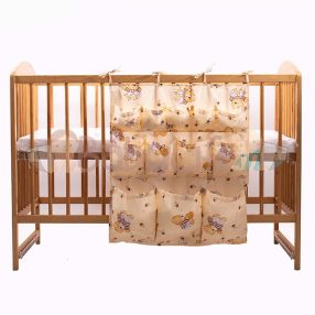 Zsebes tároló maci - bézs