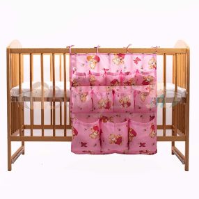 Zsebes tároló maci - rózsaszín