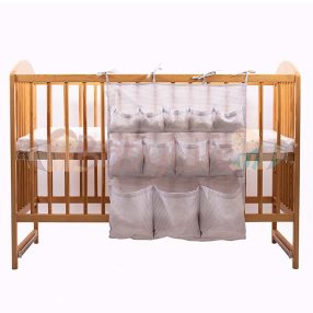 Zsebes tároló - szürke csíkos