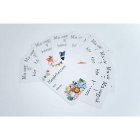 Vadállatos baba mérföldkő kártyacsomag