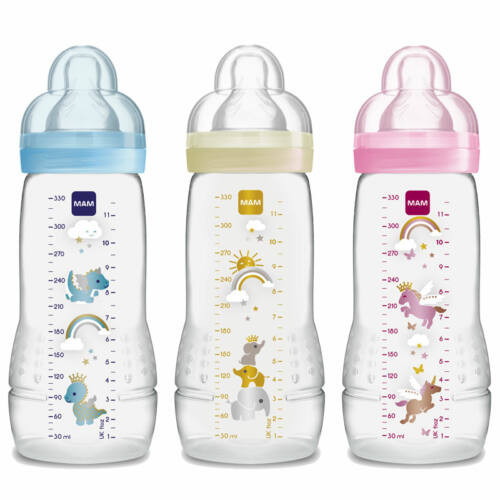 Mam Cumisüveg Easy Active Baby bottle széles szájú (330 ml/db)