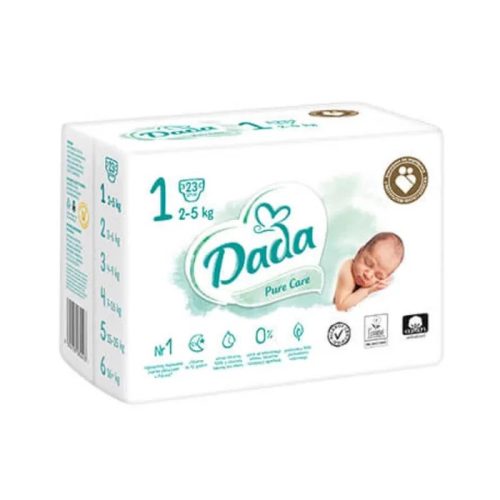 Dada pelenka Pure Care (1-es) 2 - 5 kg (23 db/cs)