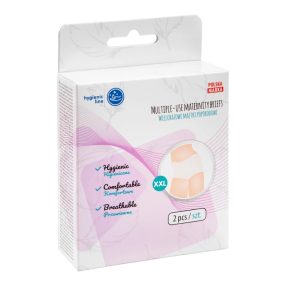   Akuku Kismama alsó Többször használatos mesh bugyi, szülés utáni, "XXL" (2 db/cs)