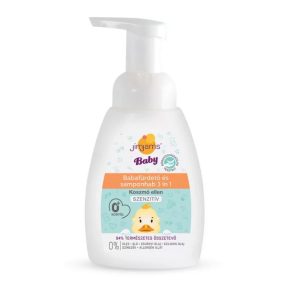   JimJams Babafürdető Babafürdető és samponhab szenzitív 3 in 1, koszmó ellen (250 ml/db)
