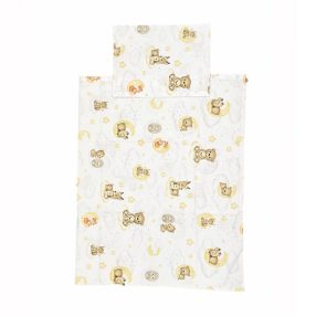   BabyBruin Gyermek ágyneműhuzat Pamut garnitúra, erdei kisállatok 100 * 135 cm (2 db/sz)
