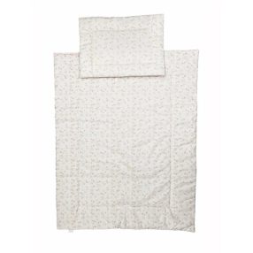   BabyBruin Gyermek ágynemű szett Bébi méret, rózsa csillagok 70 * 90 cm (2 db/sz)