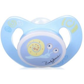   BabyBruin Játszócumi Csiga szilikon fogszabályzós (méret: 0) 0 - 2 hó