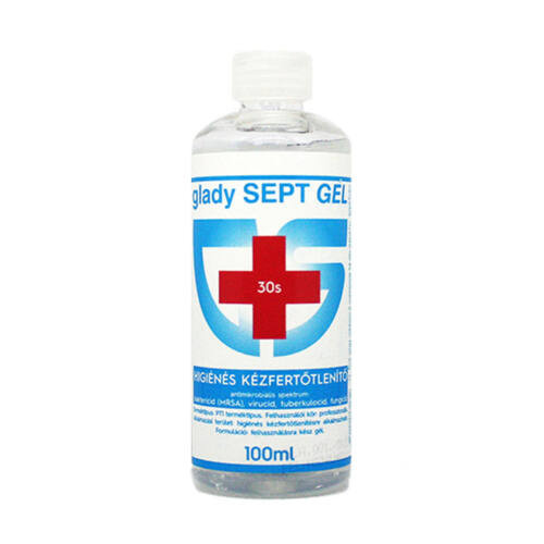 Glady SEPT Kézfertőtlenítő gél Antibakteriális, viruicid (100 ml/db)