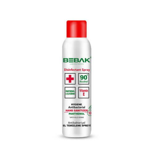 Bebak Kézfertőtlenítő spray Antibakteriális (150 ml/db)